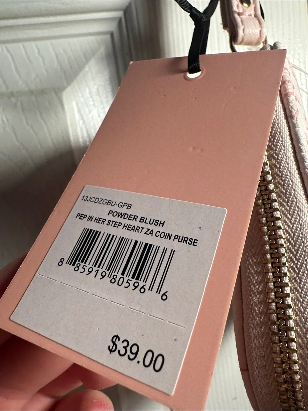 Juicy Couture Pink Heart Wristlet Coin Purse